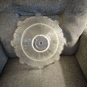 Clear Glass Decorative Ceiling Fan Light Cover